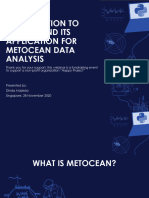 Presentation Intro To Python and Metocean Data Analysis