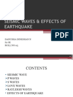 Seismic Waves Danusha Dineshan N
