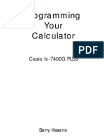 Programming Your Calculator FX-7400G PLUS