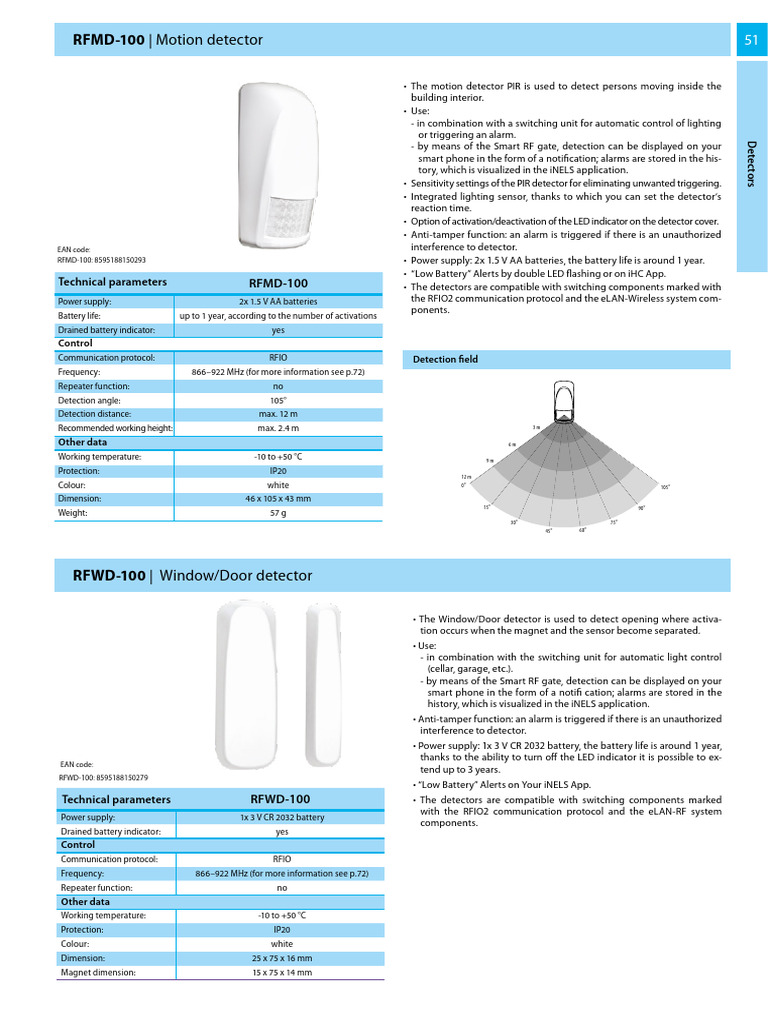 Datasheet RFWD-100 | PDF