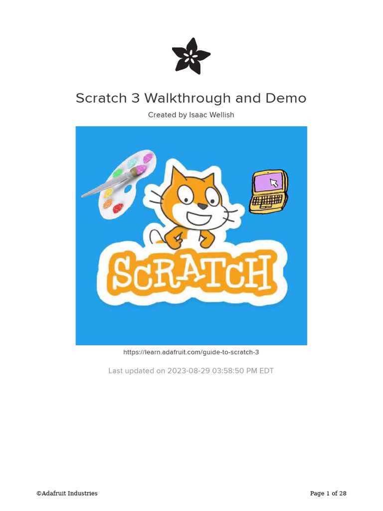 Guide To Scratch 3 | PDF | Scratch (Programming Language) | Computer ...