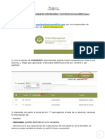 Procedimiento para Restablecer Contraseñas y Gestión de Alumnos (Para Profesores)