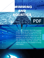 Swimming and Aquatics