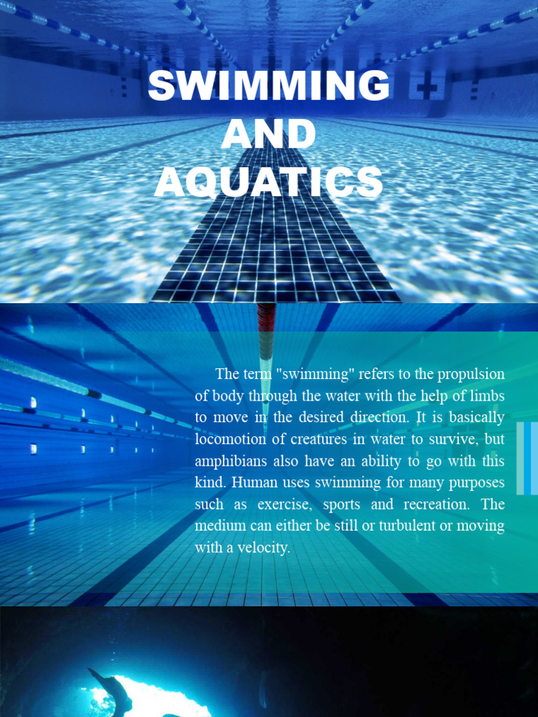 Swimming and Aquatics PDF Swimming (Sport) Swimming
