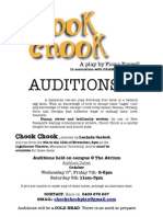Chook Chook Auditions
