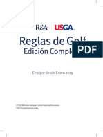 Reglas de Golf Completas 2019