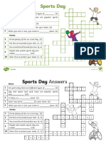 T TP 2679595 Sports Day Crossword - Ver - 1