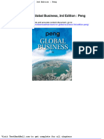 Test Bank For Global Business 3rd Edition Peng