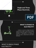 Single Phase and Three Phase Electricity