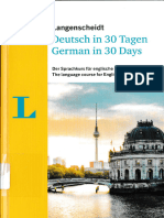 Langenscheidt Deutsch in 30 Tagen (Englisch-Deutsch)
