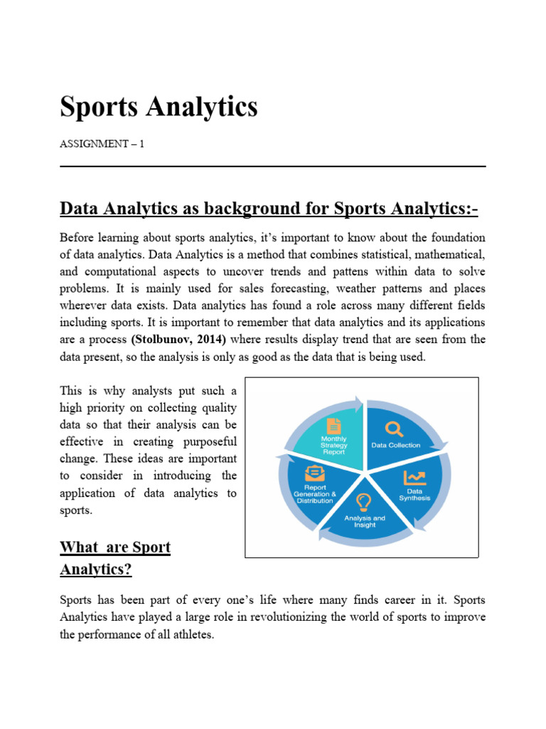 Sports Analytics | PDF
