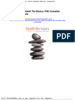 Test Bank For Health The Basics Fifth Canadian Edition Donatelle