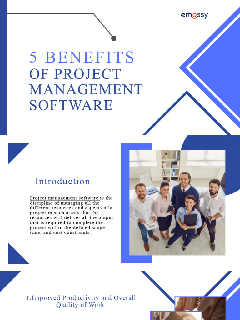 5 Key Benefits of Project Management Software | PDF
