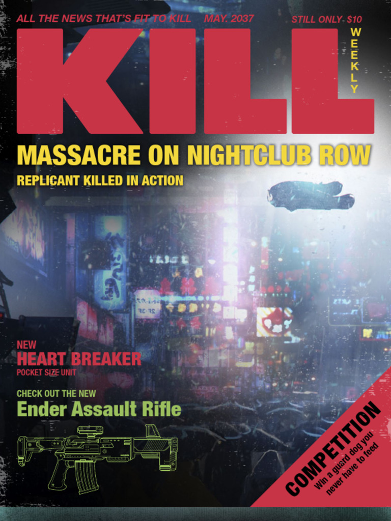 Blade Runner RPG Starter Set Large Handouts PDF