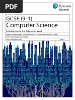 GCSE Computer Science Introduction To The Scheme Work