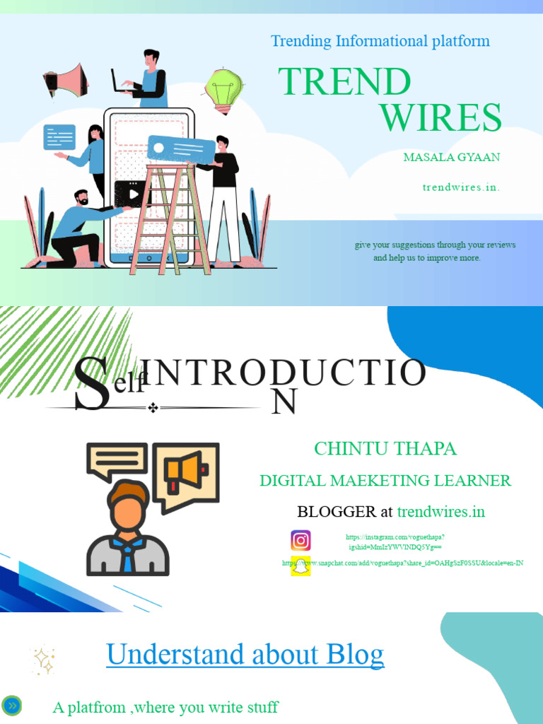 Trending Blog Types and Content Guide | PDF | Career & Growth | Computers