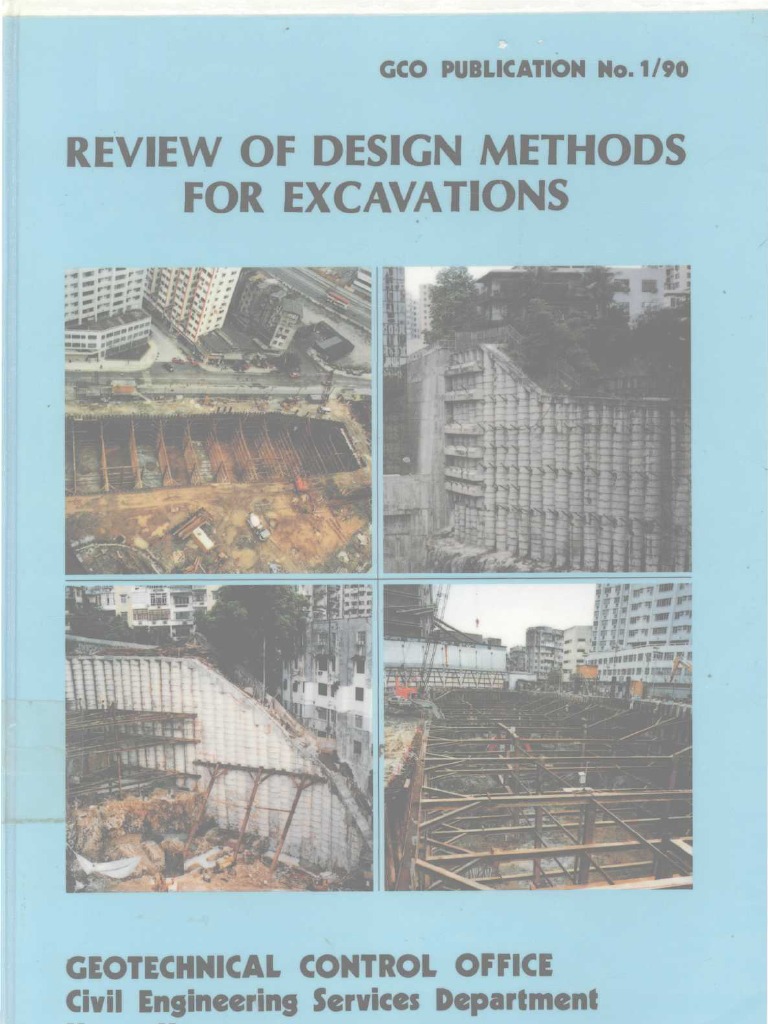 Review of Design Methods For Excavations | PDF | Deep Foundation ...