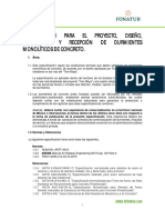 Especificacion de Durmiente de Concreto