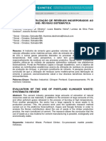 Avaliação Da Utilização de Resíduos Incorporados Ao Clinquer