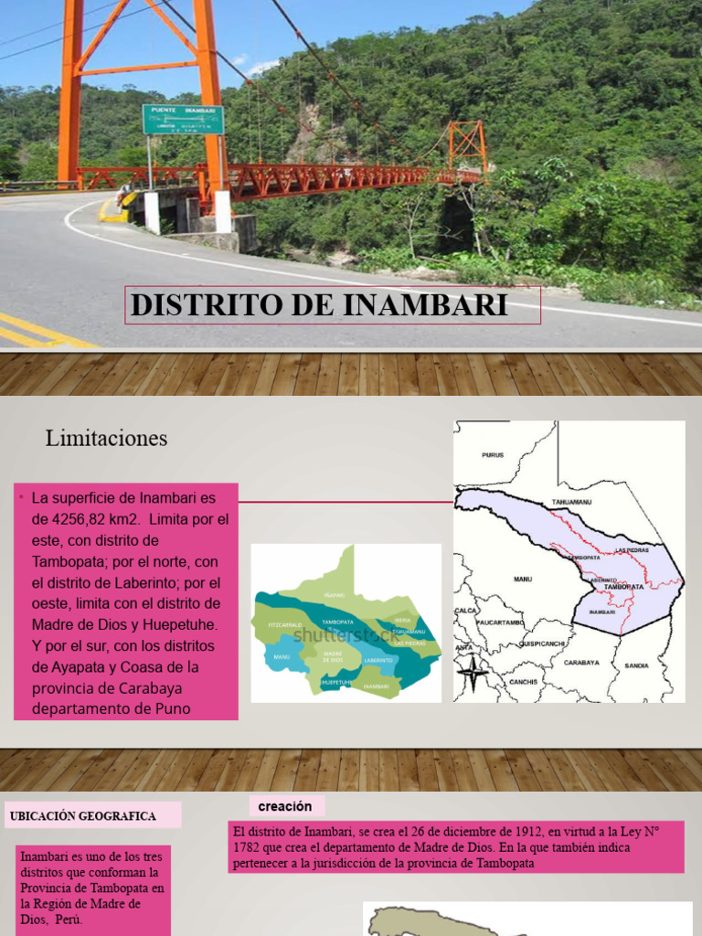 Distrito de Inambari en Tambopata | PDF
