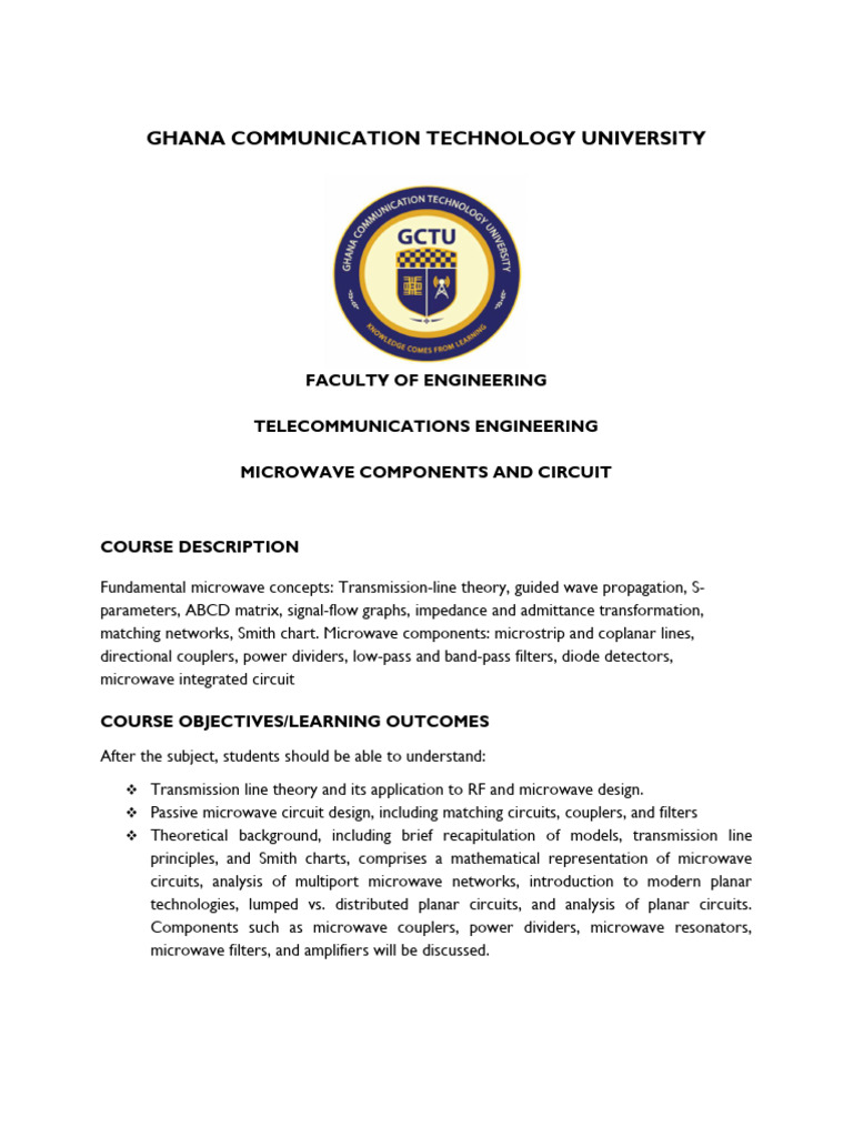 Course Outline | PDF