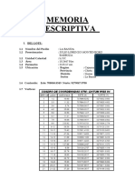 Memoria Descriptiva A Banda Febrero 2022