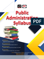 Public Administration Syllabus - Final