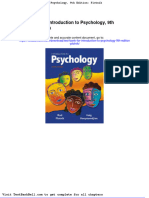 Test Bank For Introduction To Psychology 9th Edition Plotnik