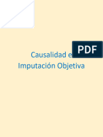 Causalidad e Imputación Objetiva - DIAPOSITIVAS - Semana 6