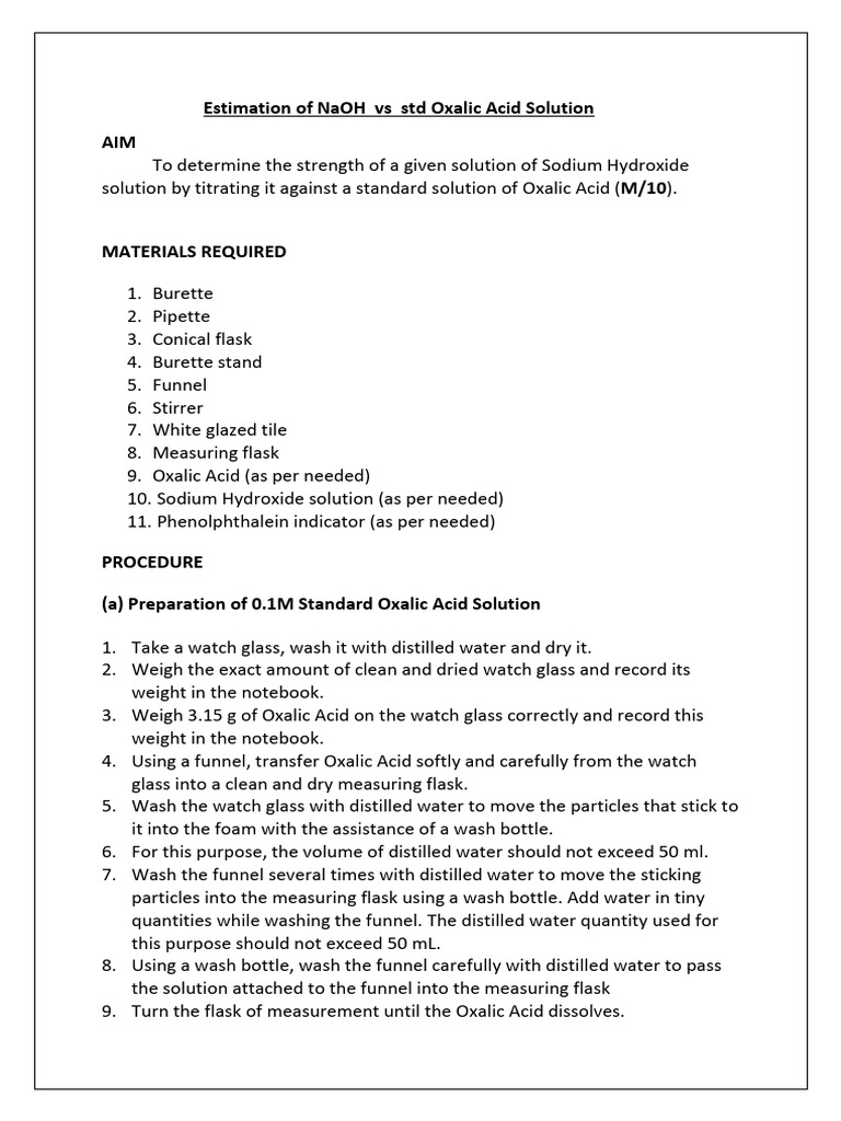 Acid Base Titration | PDF | Titration | Chemistry