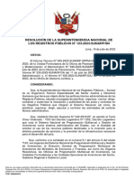 Resolución de La Superintendencia Nacional de Los Registros Públicos #123-2023-Sunarp/Sn