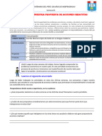 Planificamos Nuestra Propuesta de Acciones Creativas: Situación Significativa