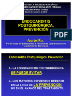 Endocarditis Postquirurgica Prevencion-Dra. Del Rio