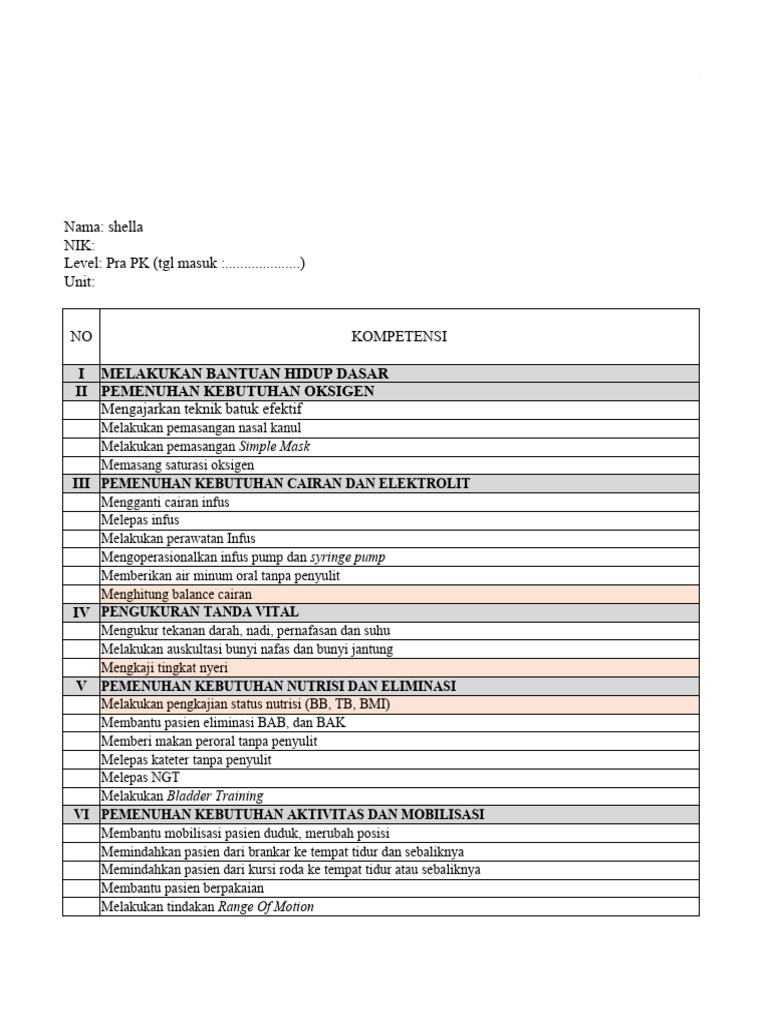 Log Book RS | PDF