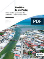 Accion Climatica y Acuerdo de Paris El Rol de Las Ciudades de America Latina y El Caribe