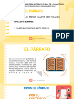 EL PARRAFO - Semana 6 - Redaccion. T