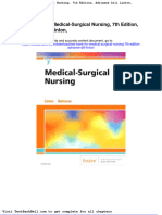 Test Bank For Medical Surgical Nursing 7th Edition Adrianne Dill Linton