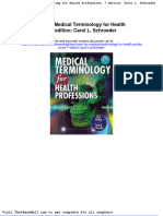 Test Bank For Medical Terminology For Health Professions 7 Edition Carol L Schroeder