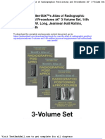 Test Bank For Merrills Atlas of Radiographic Positioning and Procedures 3 Volume Set 14th Edition Bruce W Long Jeannean Hall Rollins Barbara J Smith