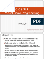 Introduction To Arrays - 2021