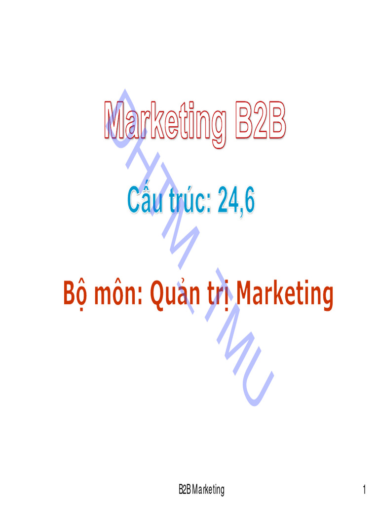 Marketing B2b Pdf