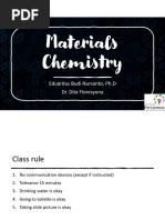 Materials Chemistry 2023 - Week1