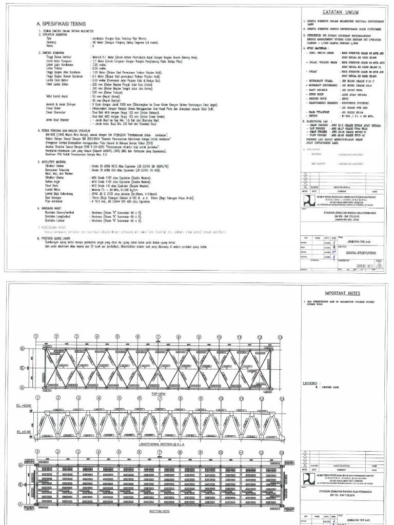Gambar Jembatan Rangka Baja A60 Pdf