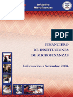 Reporte Financiero COPEME - Microfinanzas Reporte - Setiembre - 2004