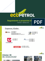 Seguimiento A Proyectos Chichimene Cierre Agosto 2023