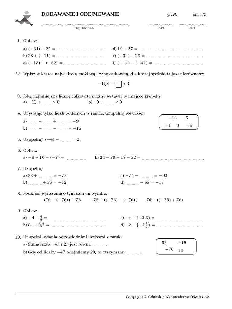 klasa-6-liczby-dodatnie-i-liczby-ujemne-dodawanie-i-odejmowanie-pdf