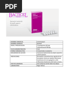 Uso y dosis de Bacticel Forte en niños | PDF | Farmacología | Salud y ...