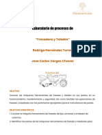 Practica 3 Procesos de Manufactura - Fresado y Taladrado