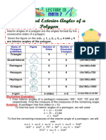 Matatag Interior and Exterior Angles