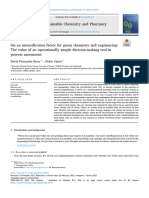 On An Intensification Factor For Green Chemistry and Engineering - The Value of An Operationally Simple Decision-Making Tool in Process Assessment